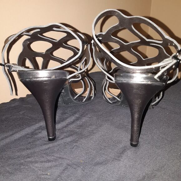 Brash Womans Myst Caged Sandel Heel - Picture 3 of 8